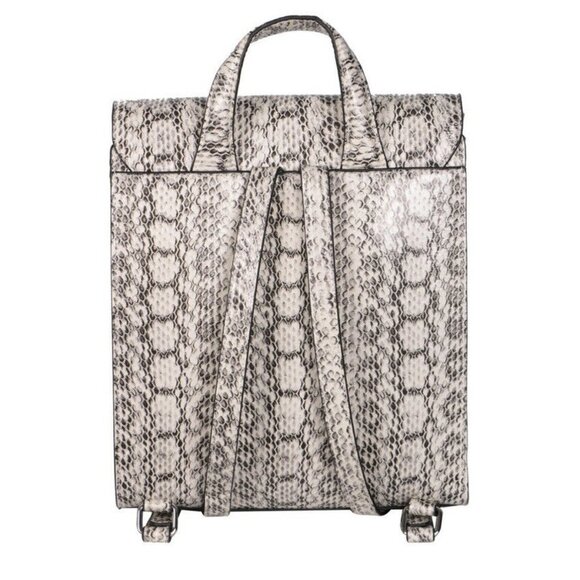 ALFANI Circle Lock Backpack, Created For Macy\'s In Whip Snake/silver main image 5